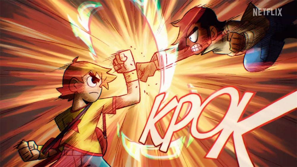 Scott Pilgrim kämpft in der Netflix-Serie Scott Pilgrim hebt ab